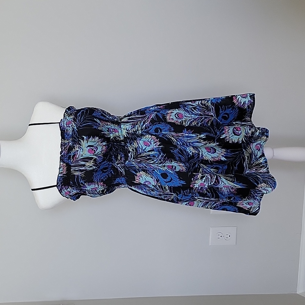 Multi color dress, size medium, adjustable spaghetti straps
